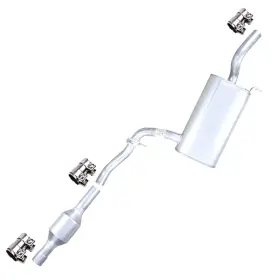 2103-583752 Northeastern Exhaust Direct Fit Resonator Muffler Kit Fits 2012-2014 Volkswagen Passat 2.5l Sulev