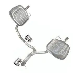 604196 Northeastern Exhaust Stainless Steel Passenger And Driver Side Muffler Fits 2008-2010 Volvo V70 3.2l