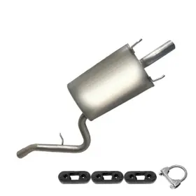 605107 Northeastern Exhaust Stainless Steel Muffler With Hangers Fits 1996-06 Cirrus Sebring Stratus Breeze
