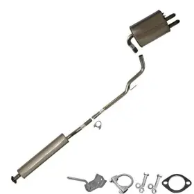 608109 Northeastern Exhaust Stainless Steel Resonator Muffler With Bolts Fits 02-06 Nissan Altima 2.5l