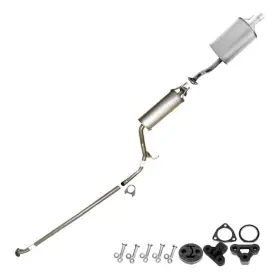 608110 Northeastern Exhaust Stainless Steel Resonator Muffler With Hangers Bolts Fits 06-11 Civic 1.8l Coupe