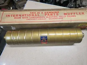 653946 Nos Vintage Usa Muffler Dodge Plymouth Fargo Car Truck 33 34 35 36 37 38 39 40