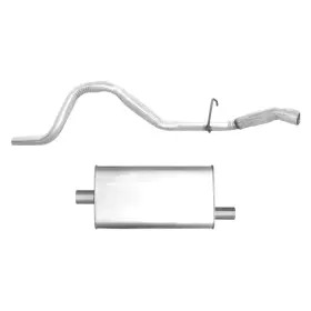 Bndl-300567 Original Exhaust Manufacturers Muffler And Tailpipe Kit