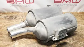 18101406816 Original Factory Genuine Rear Right Passenger Side Exhaust Pipe Muffler Silencer Barrel Oem Bmw E39 M5