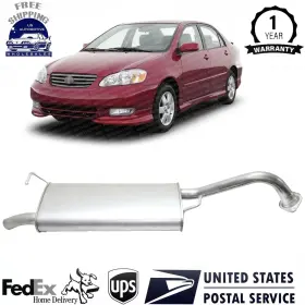 174300d181 Perfect Fit 14497539 Rear Muffler Exhaust For 2003-2004 Toyota Corolla
