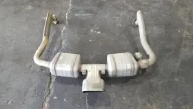 333.po1v19 Porsche 19 Cayman 718 Sport Exhaust Muffler Set Silver