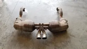 333.po1w08 Porsche 08 Cayman S Exhaust Muffler Assembly 3.4l
