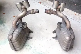 333.po1x05 Porsche 911 Carrera S 3.8l 997 Exhaust Muffler Set Cat Pipes Left And Right 05/08