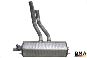 4m4253611m Porsche Cayenne Rear Lower Exhaust Muffler Assembly 2018 - 2024 Oem