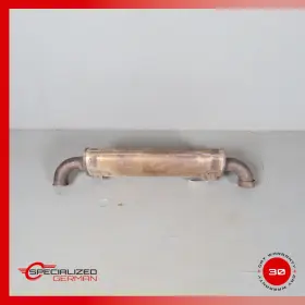 96411104504 Porsche 89-94 964 911 Carrera Rear Center Exhaust Muffler Silencer Bischoff Oem