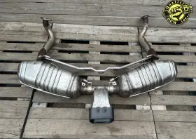 98111123201 Porsche 2013-2016 Boxster Cayman 2.7l Rear Exhaust Muffler Assembly Oem 40kmiles