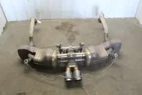 98111192207-24317 Porsche 2013-2016 Boxster Cayman Gts Sport Exhaust Muffler Valved 9k Miles