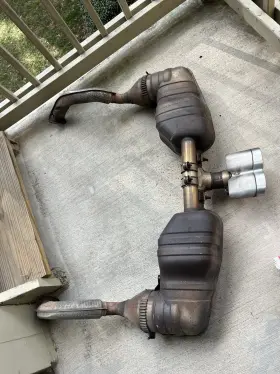 987111353 Porsche 06 07 08 Cayman S Rear Exhaust Muffler Assembly 3.4l 1506 Oem