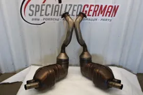 98711311732-22061 Porsche 2009-2012 Boxster Cayman 2.9 Exhaust Muffler Set Right Left