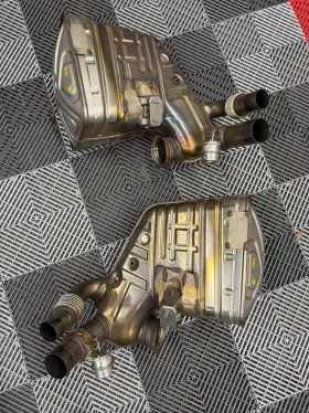 991-111-048-81 Porsche 991 Gt3/rs Oem Genuine Left And Right Exhaust Mufflers Low Miles