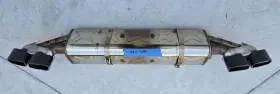 991-111-731-71 Porsche 911 991 Turbo S Oem Boysen Factory Muffler Tips Exhaust Stainless 33