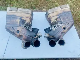 99111104782 Porsche Oem Pair 991 /997 911 Gt2rs Gt3 Gt3rs Side Valvetronic Exhaust Mufflers