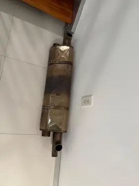 99111173170 Porsche 2014 15 16 17 18 911 991 Turbo S Factory Exhaust Muffler #0007 Y8