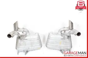 99611113253 Porsche 99-01 996 Carrera 911 3.4l Right And Left Exhaust Muffler Tip Set Of 2 Oem