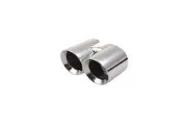 99711135104 Porsche Genuine 911 Carrera Tailpipes Pair Brushed Stainless Steel