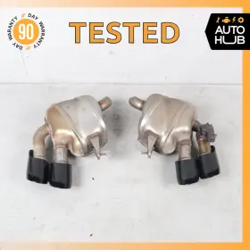9b5253611m Porsche 15-18 Macan S 95b Exhaust Muffler Mufflers Right And Left Side Set Oem
