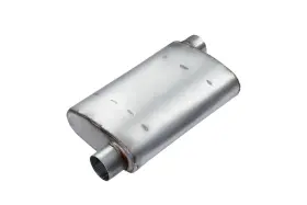 Pd106 Premium Duty 4.25 Inch X 9.75 Oval Muffler 2.25 Offset In Out