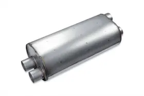 Pd2500 Premium Duty - 9 Inch X 12 Oval Body Muffler 3 Dual In Out