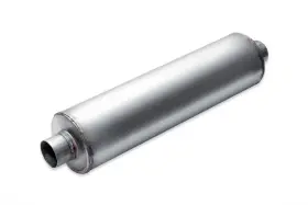 Pd605 Premium Duty - 6 Inch Round Body Muffler 2.5 Center In Out