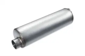 Pd812 Premium Duty - 8 Inch Round Body Muffler 3.5 Offset In Out