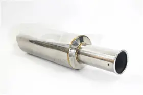 Plm-muffler-spn-3.0 Private Label Mfg Plm For Power Driven Universal Rolled Tip Muffler