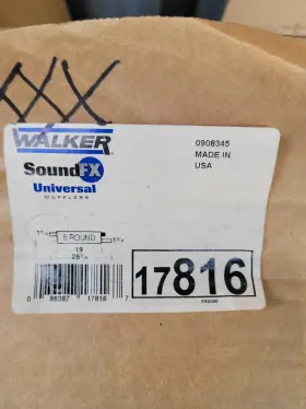 17816 Profit/walker New Exhaust Sound Fx Universal Mofle De Escape C08