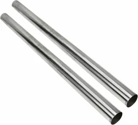 Gg02 Prunkuar 3 Inch Straight Pipe Stainless Steel T304 Tubing Piping 48 Silver