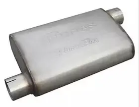 Mvr16 Pypes Performance Exhaust Muffler Race Pro Series Stainless 3.0 Inch Offset In/3.0 Out
