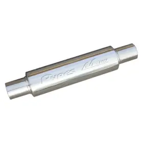 Mvr200s Pypes Performance Exhaust - Race-pro Series 304 Ss Round Silver Muffler 2.5 Inch