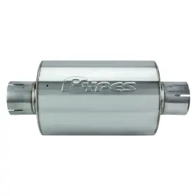 Mvr2010s Pypes Performance Exhaust M-80 Series Muffler 2.5 In Round 6