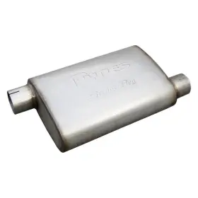Mvs16 Pypes Performance Exhaust - Street-pro Series 409 Ss Gray Muffler 3 Inch Offset Id