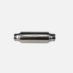 Qk 202509291620 Exhaust Muffler Resonator Inlet/outlet 14 Inch Length 304ss Weight 2.5 Lbs