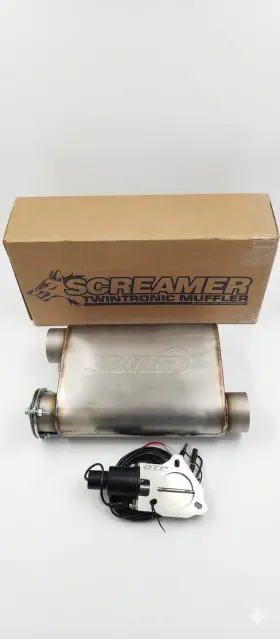 13-301c Qtp 3.0 Inch Reverse Screamer Twintronic Muffler Kit - Sku 13301c New Open Box