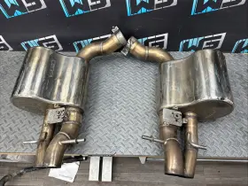 49.290.2263 Renntech Stainless Steel Sport Mufflers Mercedes Benz Amg W213 E63 2017-2022