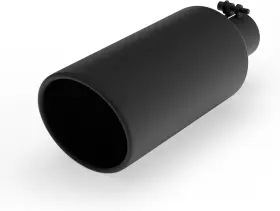 Am38410 Richeer 3 To 6 Inch Exhaust Tip Outlet Length 15 Black