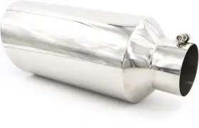 Ext27 Rp Remarkable Power G1 4 Inch Inlet 7 Outlet 18 Long 4x7x18 Polished Silver