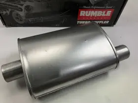 R27702 Rumble 2 Inch Offset Inlet Center Outlet Performance Muffler