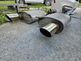 F182148 Shelby 2011/12 Gt500 Muffler Stock Factory Axlebacks S197 Svt Fits Gt
