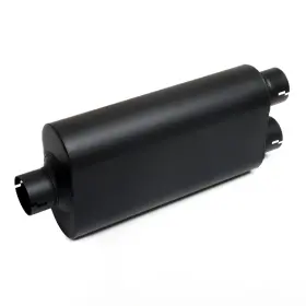 Skpm 202406291430 Oval Performance Exhaust Muffler 3 Inch Offset In 2.5 Dual Out Black 20 10