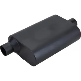 9301003 Speedway Motors Welded Chamber Muffler 2.25 Inch Offset Inlet/center Outlet
