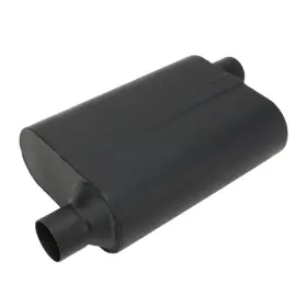 9301006 Speedway Motors Welded Chamber Muffler 2.25 Inch Offset Inlet/offset Outlet