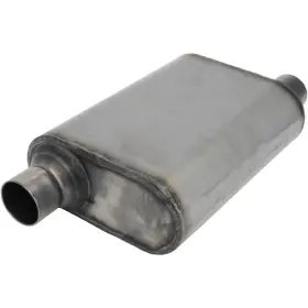 9302006 Speedway Motors Stainless Steel Chamber Muffler 2.25 Inch Offset/offset