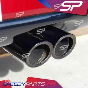 Vw24 Speedyparts 2x Black Exhaust Muffler Tips 2.75 Inch For Mazda Mx-5 Miata Nd 2015 Tailpipe Pair