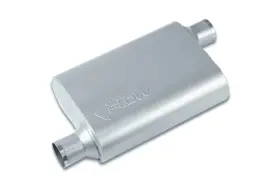 Sf42043 Street Flow 2 Chamber 4 Inch X9.5 Oval Muffler Offset In Out