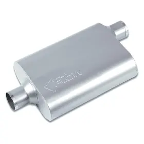 Sf42442 Street Flow Aluminized Steel Oval 2 Chamber Exhaust Muffler